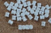 Diablo White Chalk White Shimmer 03000-14400 Czech Glass Bead x 10g